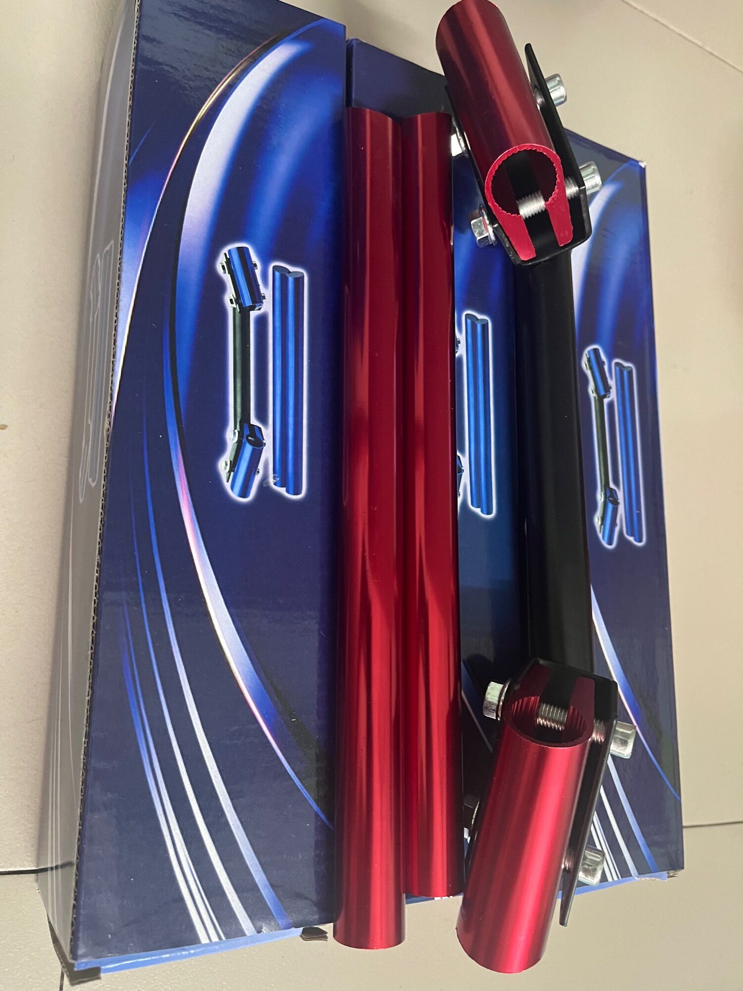 Bộ ghi đông 3 khúc độ xe máy xe điện