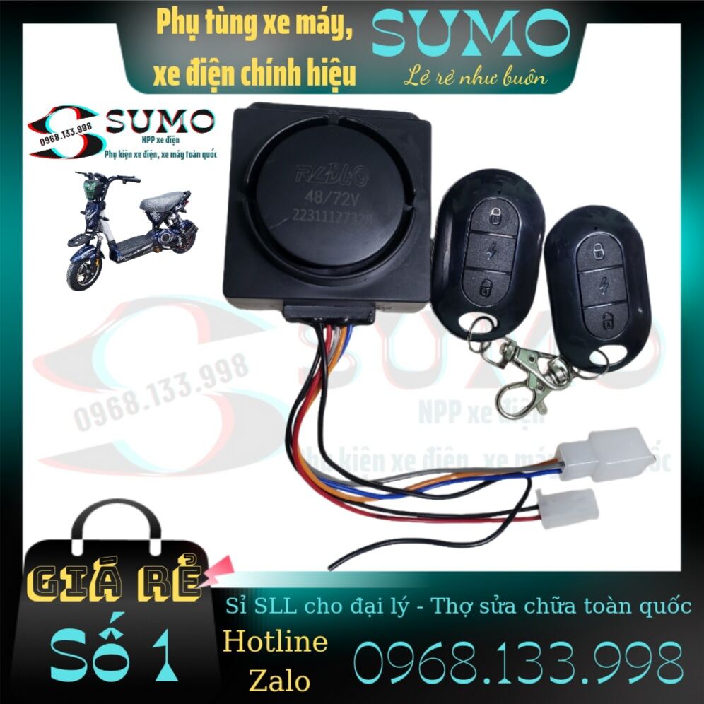 Chống trộm xe điện BLQ, khoá điện xe điện chính hãng BLQ 48V-72V - Phụ tùng xe SUMO