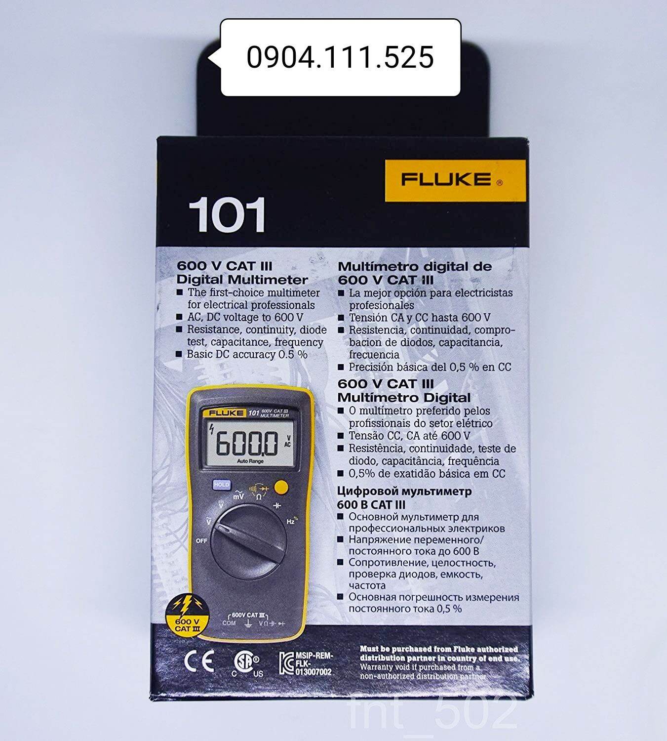 [HCM]Đồng hồ vạn năng Fluke 101 KIT