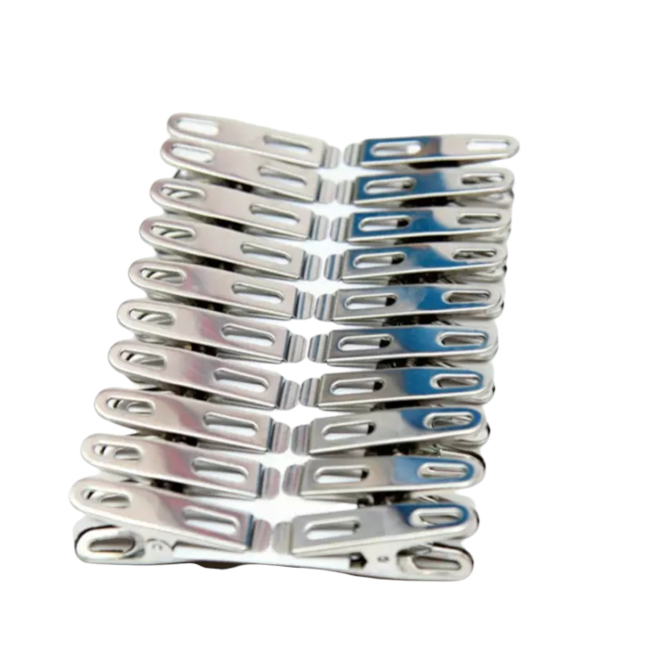 Combo Kẹp Phơi Đồ Inox Vĩ  20 Cái