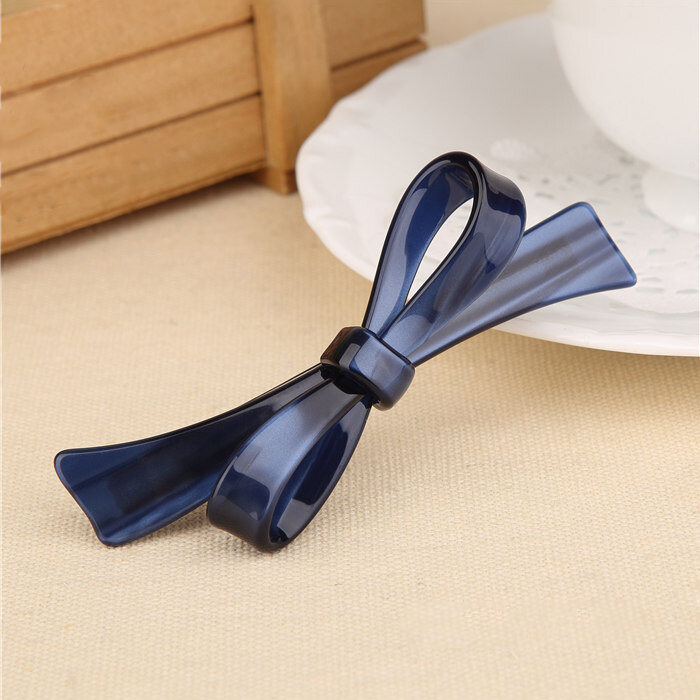 Thanh Lịch Nút Thắt Bướm Dài Kẹp Càng Cua Phong Cách Hàn Quốc Kẹp Tóc Bên Hông Phụ Kiện Tóc Thời Trang Tươi Mát Dành Cho Nữ