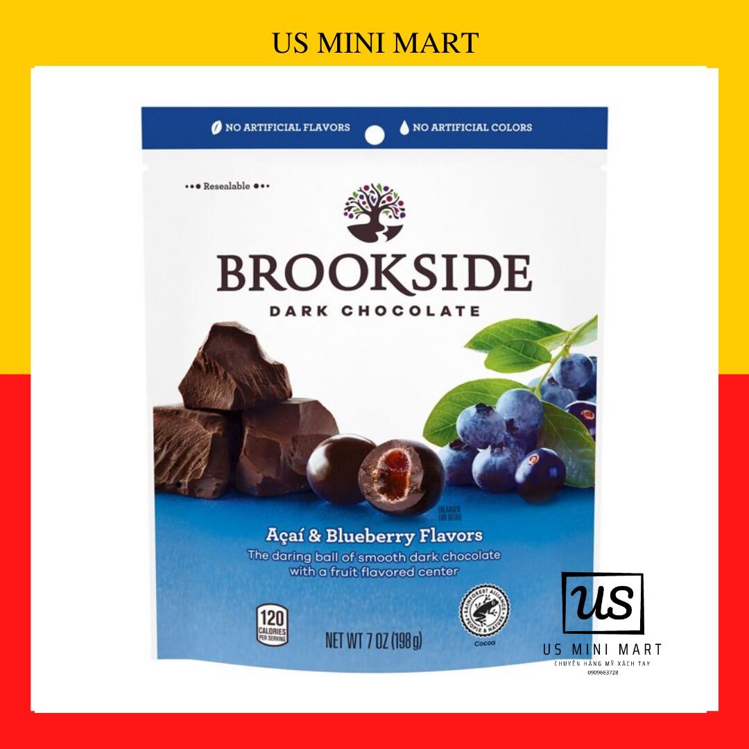 Brookside Dark Chocolate nhân Blueberry 198g