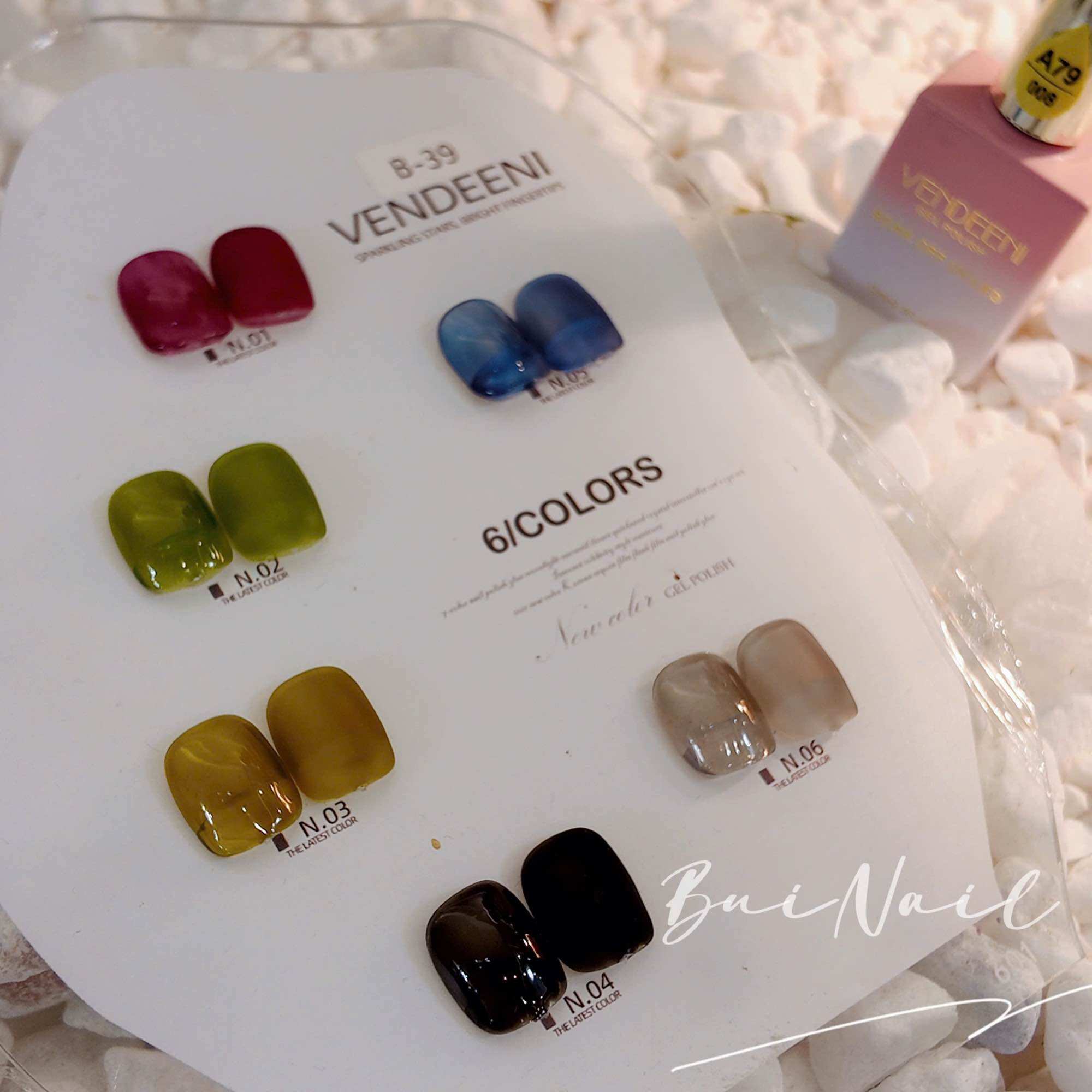 SET SƠN THẠCH B-39 VEDENNI 6 CHAI ( TẶNG KÈM BẢNG MÀU )
