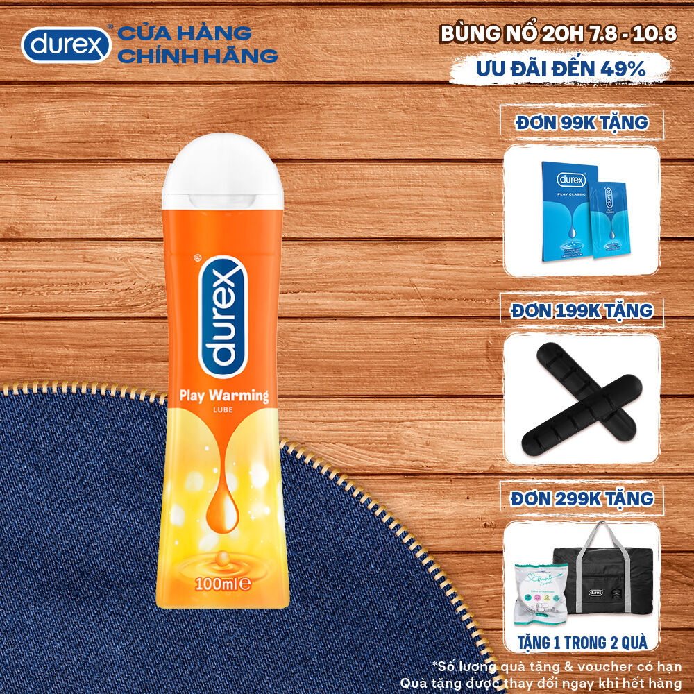 Gel bôi trơn Durex Play Warming có chất làm ấm 100ml/chai