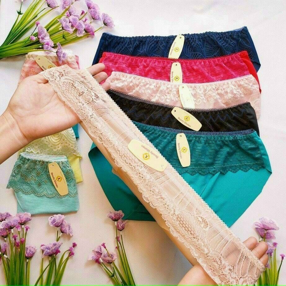 10 QUẦN LÓT NỮ PHỐI REN 50-65KG