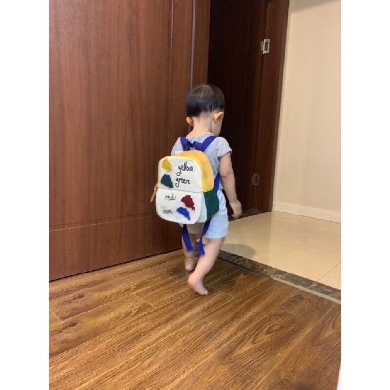 Balo zara hoạ tiết lật cho bé