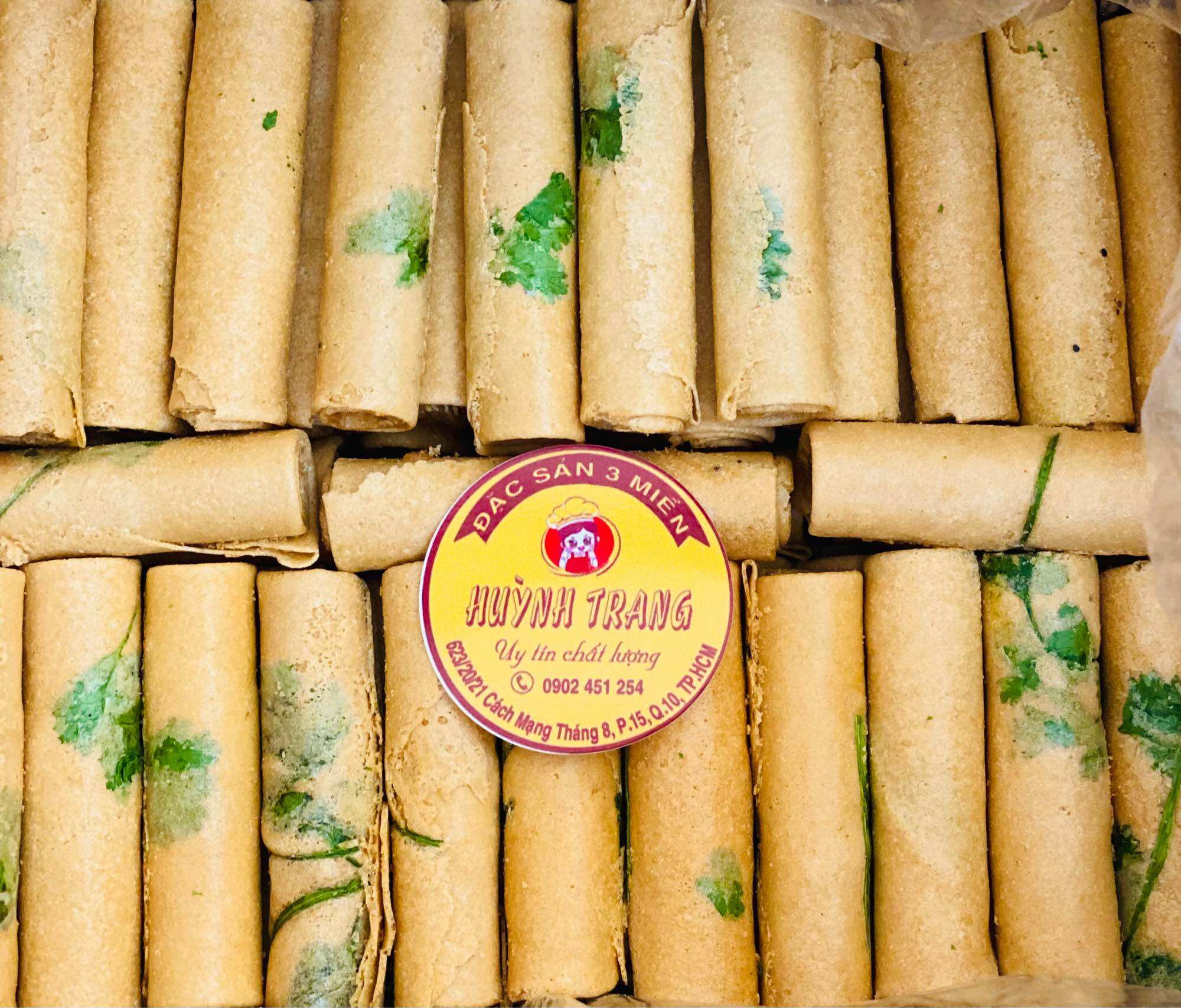 Bánh ống ngò bơ đậu phộng gói 500g