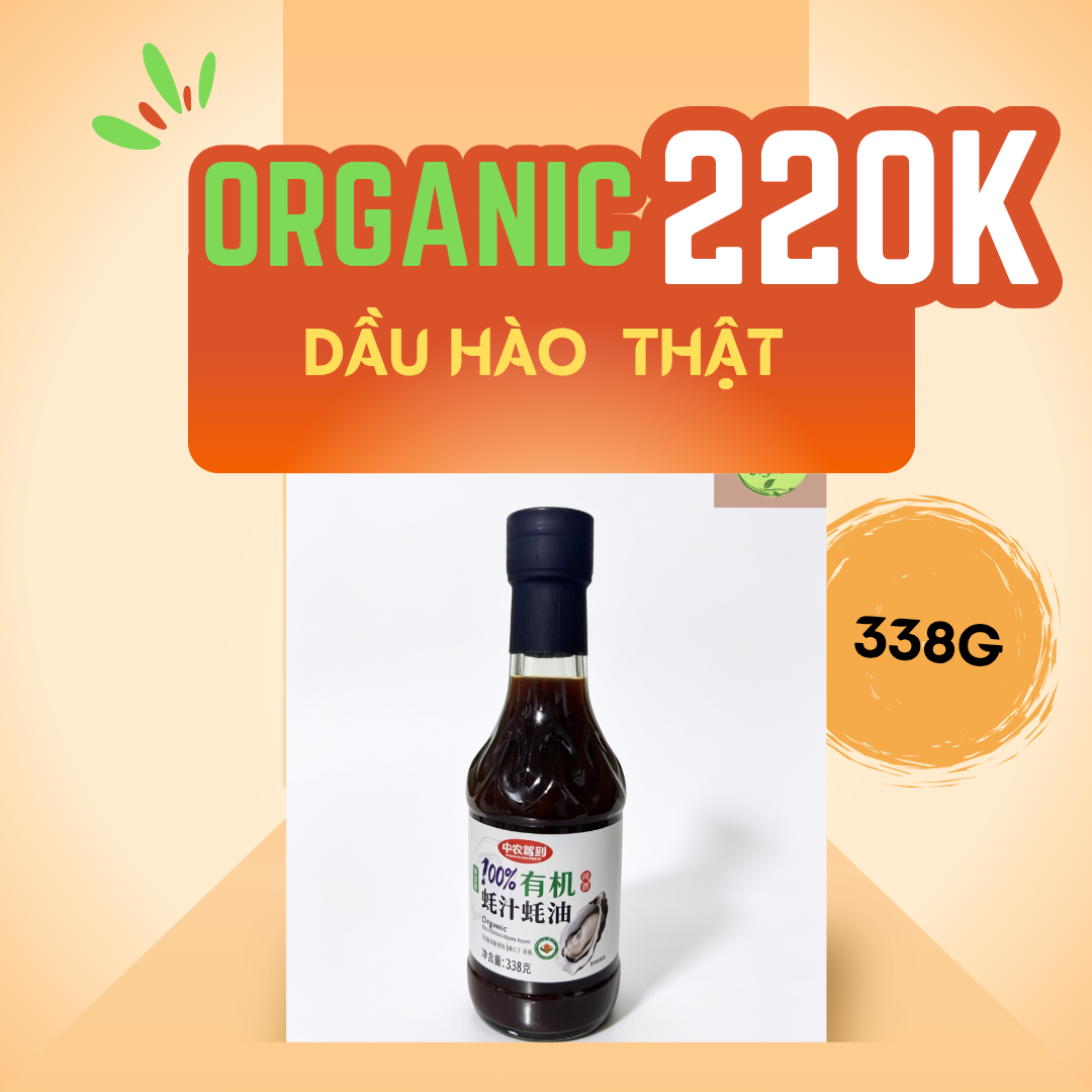 Dầu hào cao cấp 100% hào hữu cơ 338g