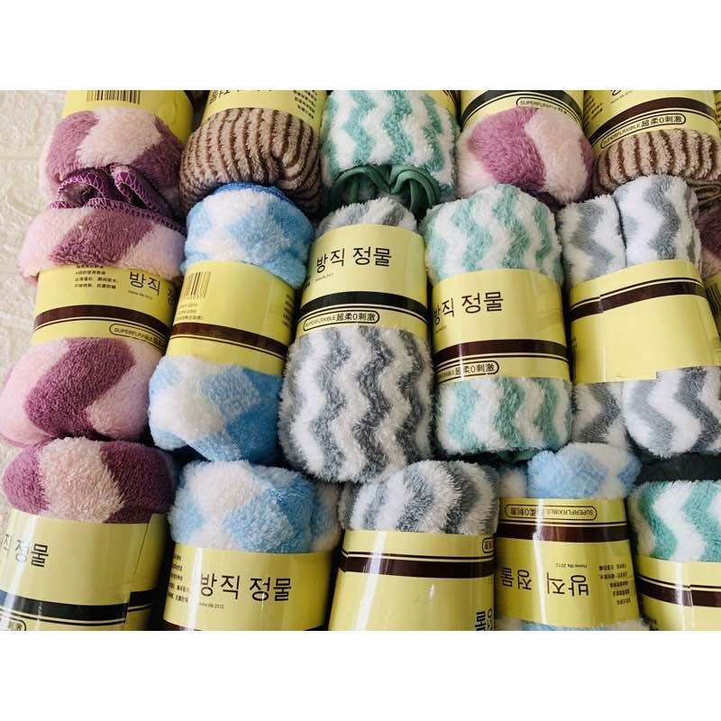 Khăn mặt siêu mềm Hàn Quốc 100% cotton siêu thấm