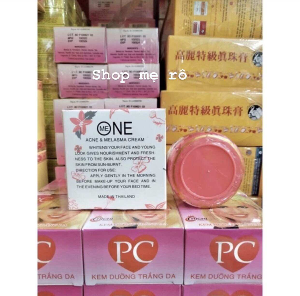 (lẻ) kem one me Thái Lan hủ 5g