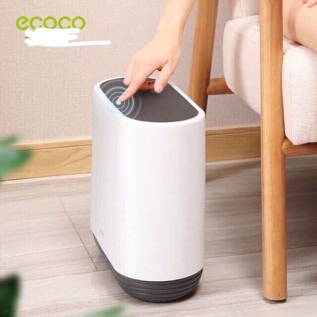 Thùng rác ecoco chống đổ kín mùi kích thước 36x18x34,5 cm, kiểu dáng sang trọng mẫu mã đẹp