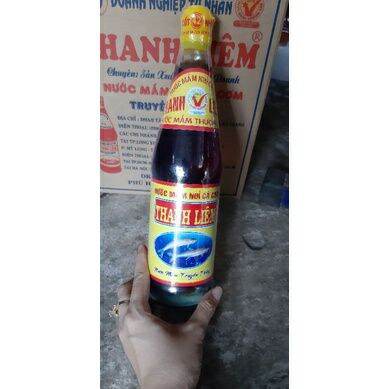 Nước mắm cá cơm cao cấp 42 độ đạm Thanh Liêm chai thủy tinh 650ml