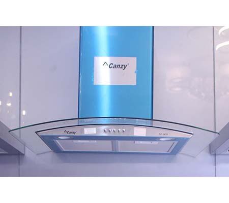 Máy hút mùi kính cong Canzy