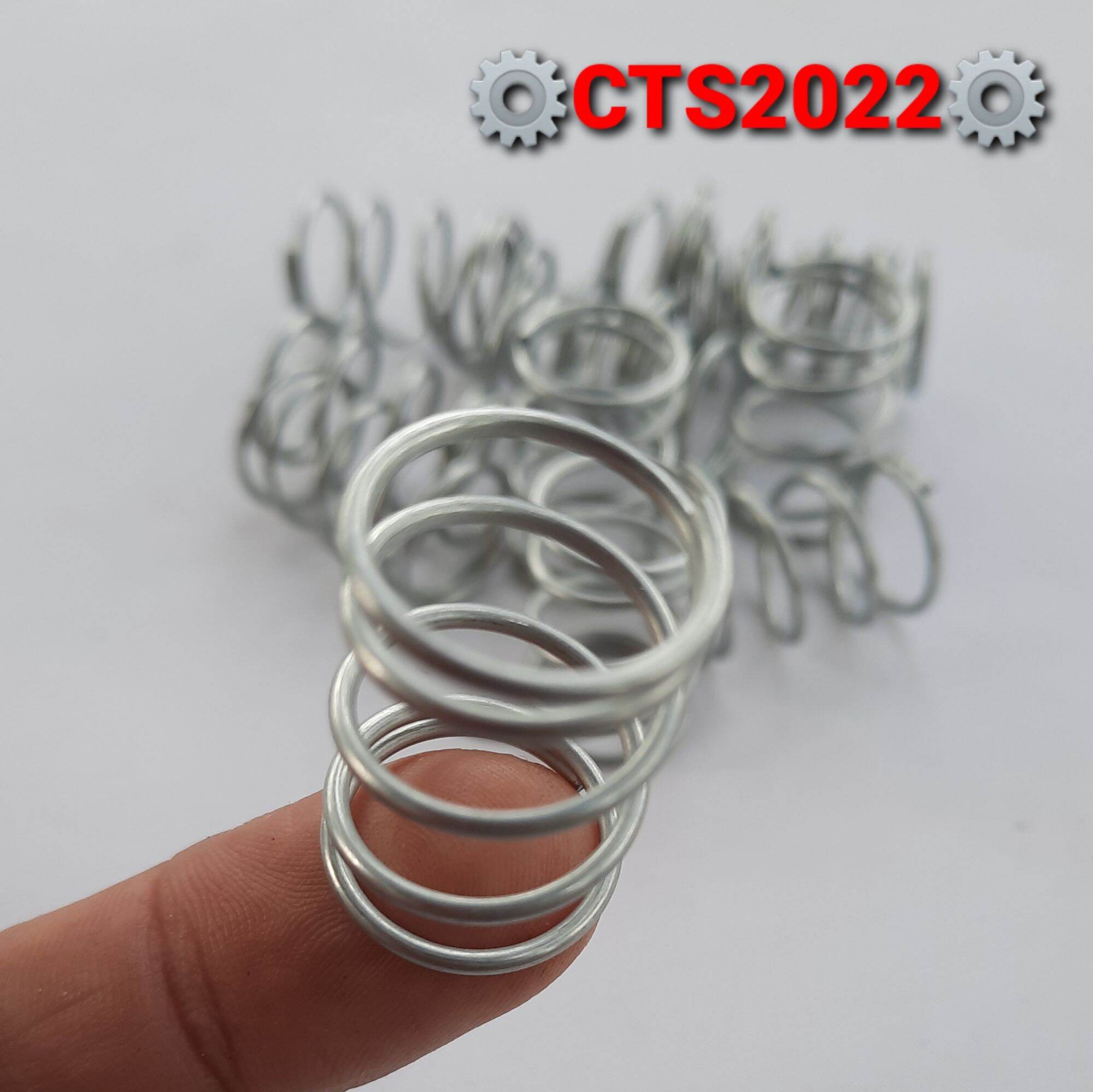 Lò xo nén phi 17mm sợi thép 1.2mm