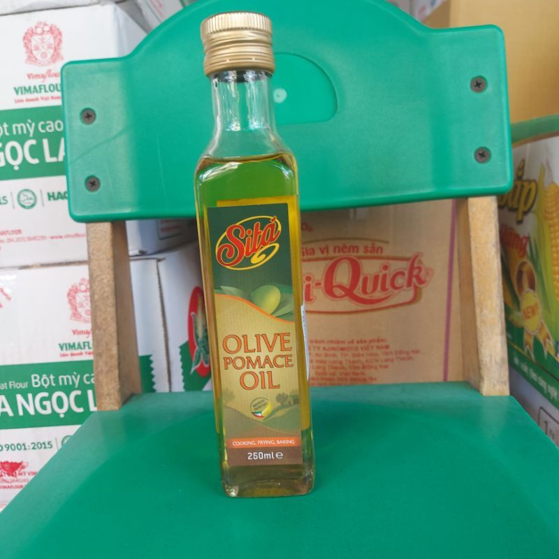 Dầu oliu sita nguyên chất 100% từ quả oliu - Dầu oliu pomace 250 Sita