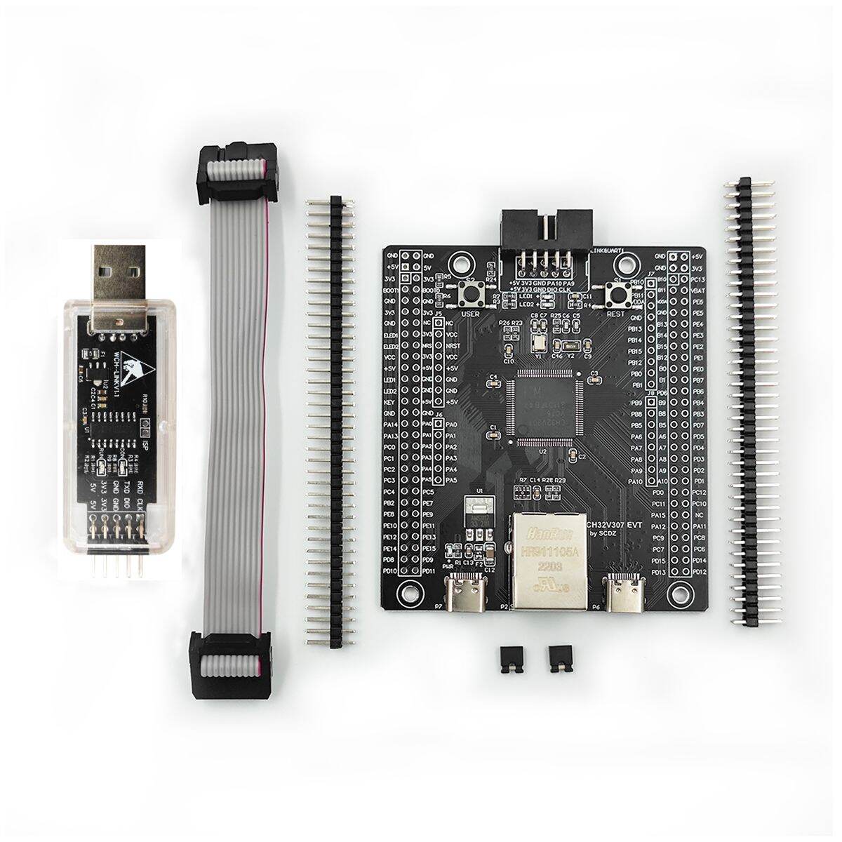 CH32V307 RISC-V MCU Bảng Đánh Giá IC Logic Wch-link Trên Bo Mạch Để Phát Triển Hệ Thống Nhúng