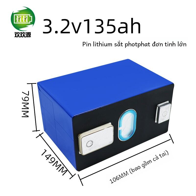 Mới Lớn Monomer Phosphate Sắt Lithium Pin Core 3.2v 100ah Xe Điện Công Suất 135ah Pin Lithium Cho E-