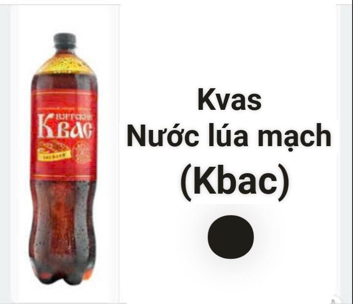 Combo 2.5lit kvass Nga. lúa mạch lên men nhập khẩu Nga