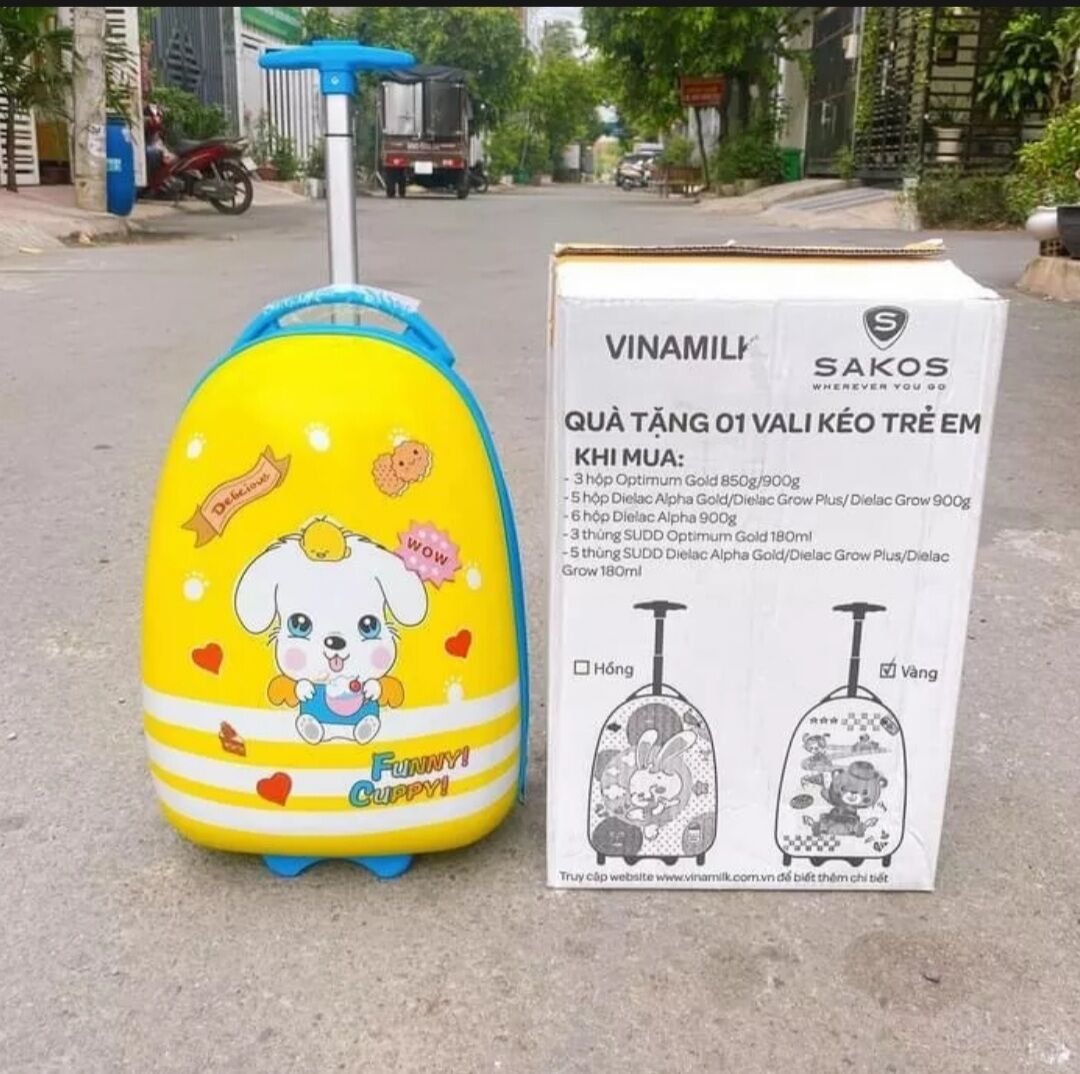 Balo Vali kéo Vinamilk cho Bé