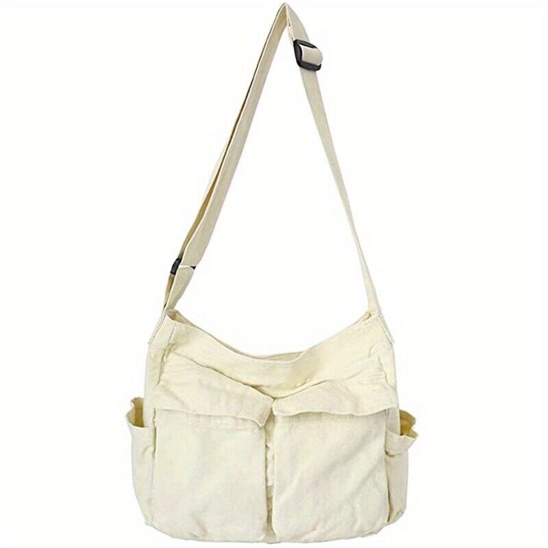 Phụ nữ cổ điển Túi Xách Vải thiếu niên Vai Tote Túi Messenger Túi xách phụ nữ giản dị Túi Crossbody Ví
