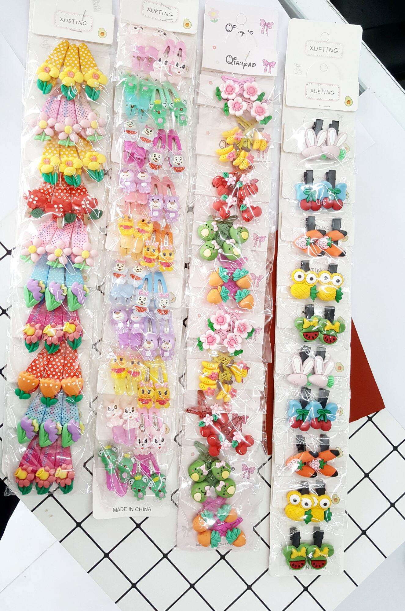(GIÁ SỈ) COMBO 10 SET KẸP TÓC CHO BÉ ĐỦ MÀU ĐỦ KIỂU