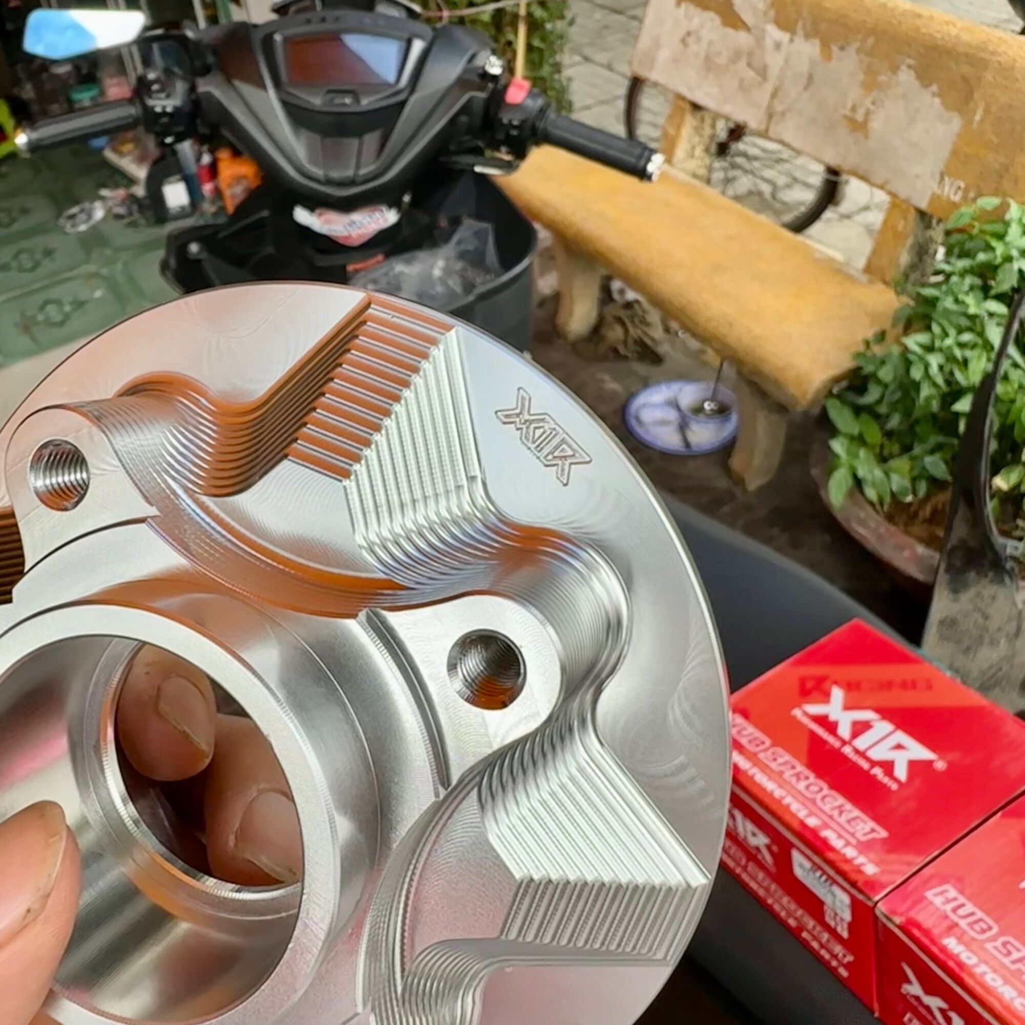 Cùi Đĩa CNC X1r Yamaha Sirus