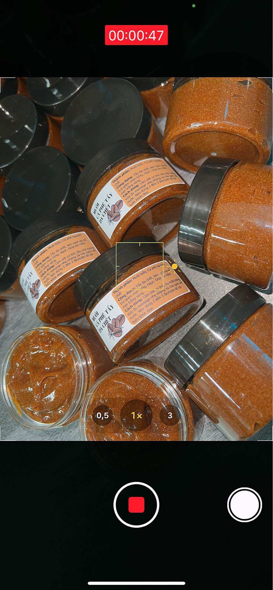 Muối tẩy tế bào chết cà phê (sỉ 3hộp) minhdang19
