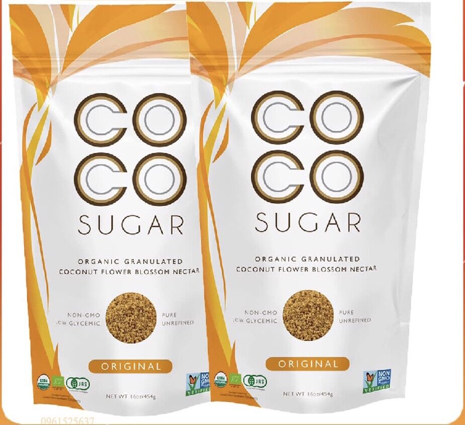 Đường Dừa hữu cơ PT Coco Sugar Hộp 50 gói