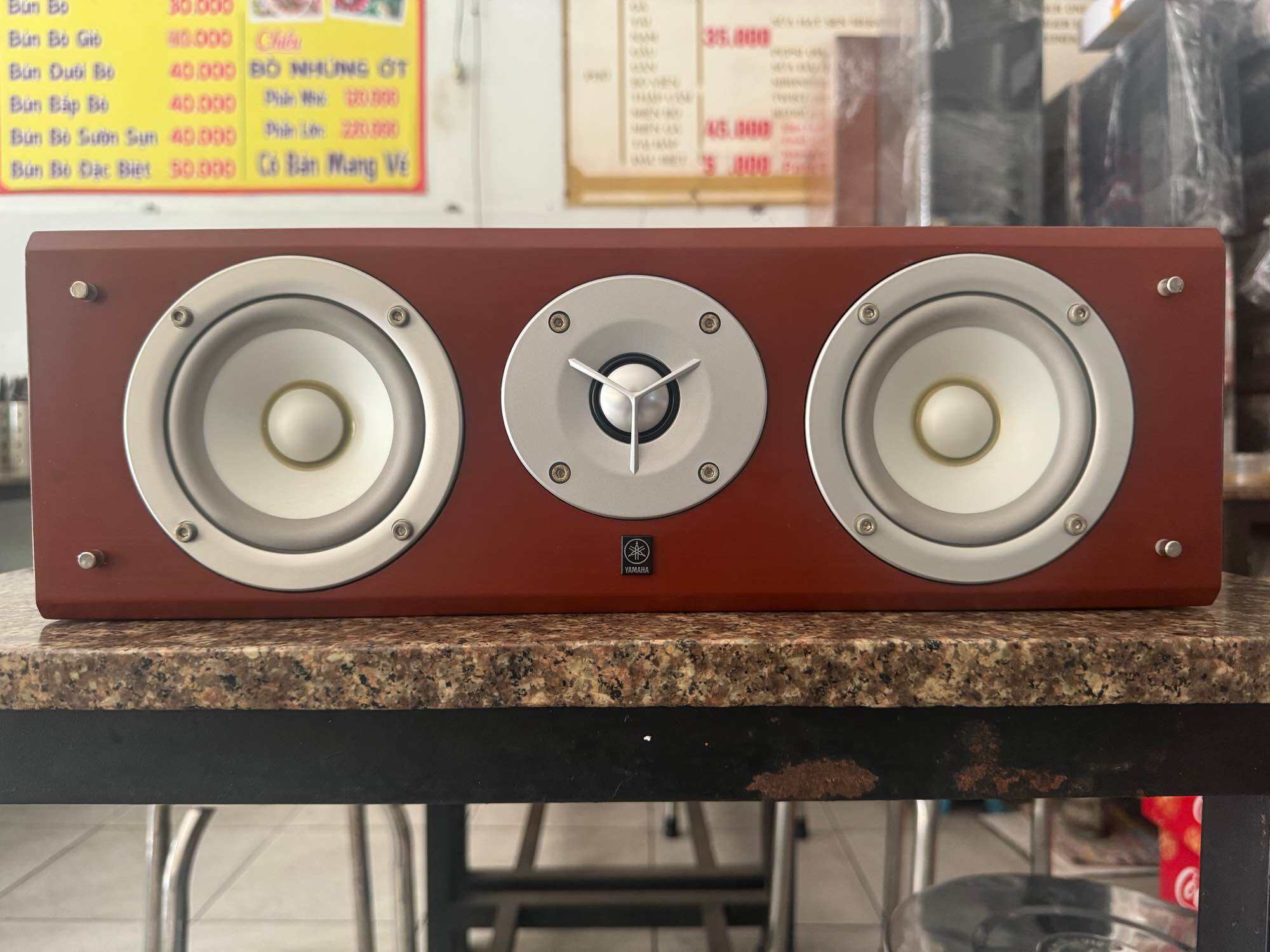 Loa Center Yamaha NS-C325 cs-200w sử dụng 2 loa Bass 12cm và một Treble dome mũi nhôm loa zin mới đẹ