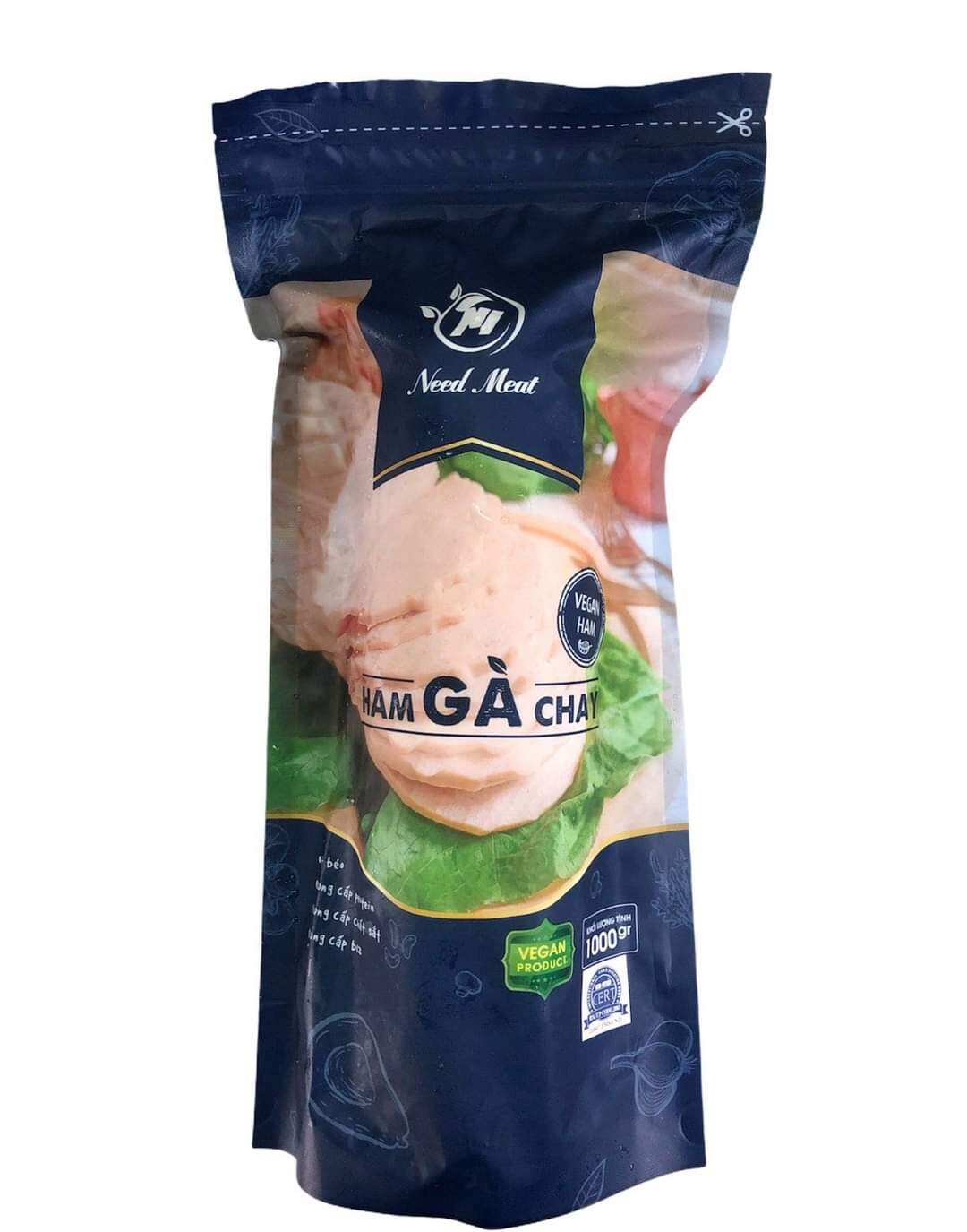 Ham gà chay.