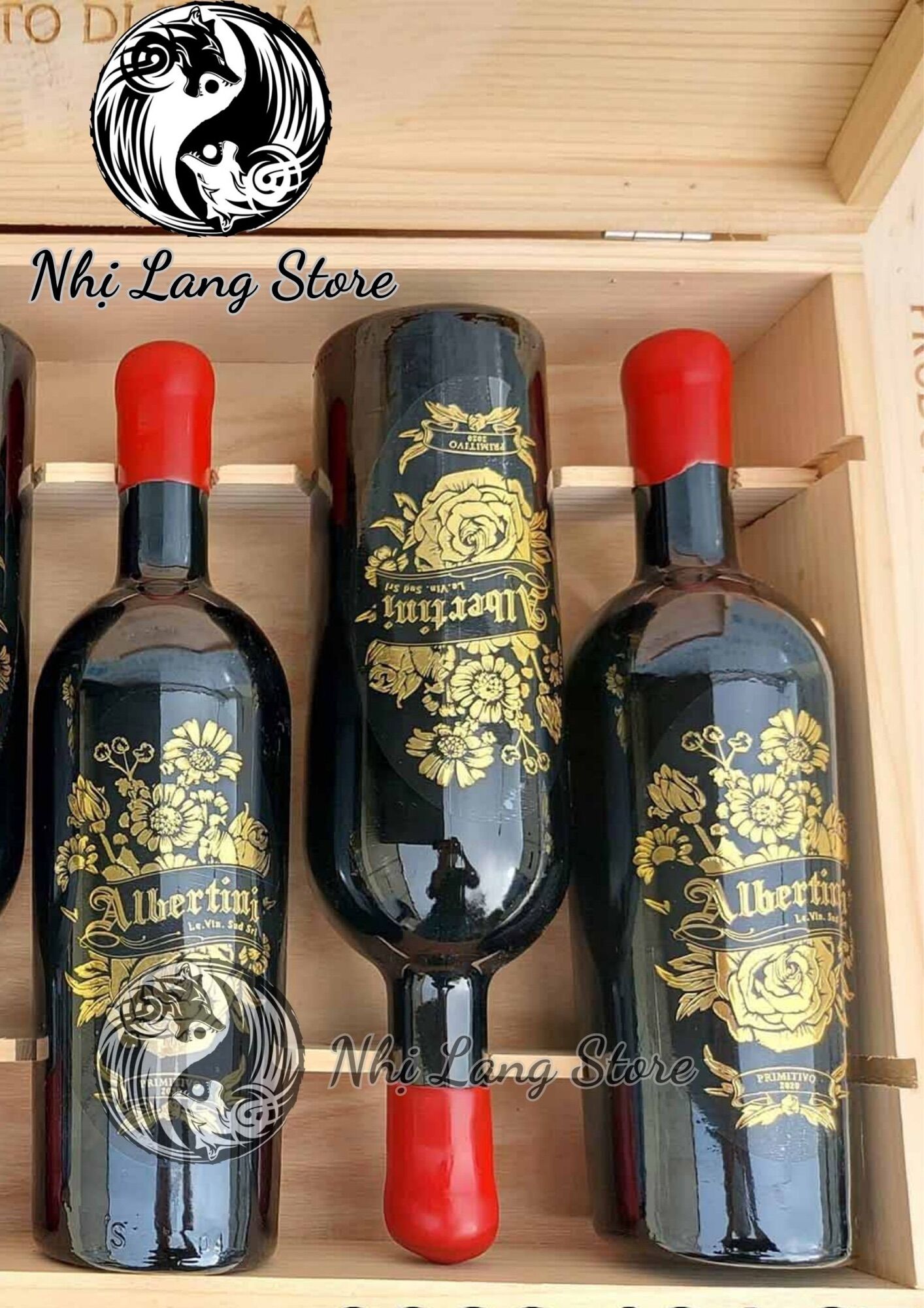 Vang Ý Albertini 17 Primitivo - Vang đỏ - Nhị Lang Store