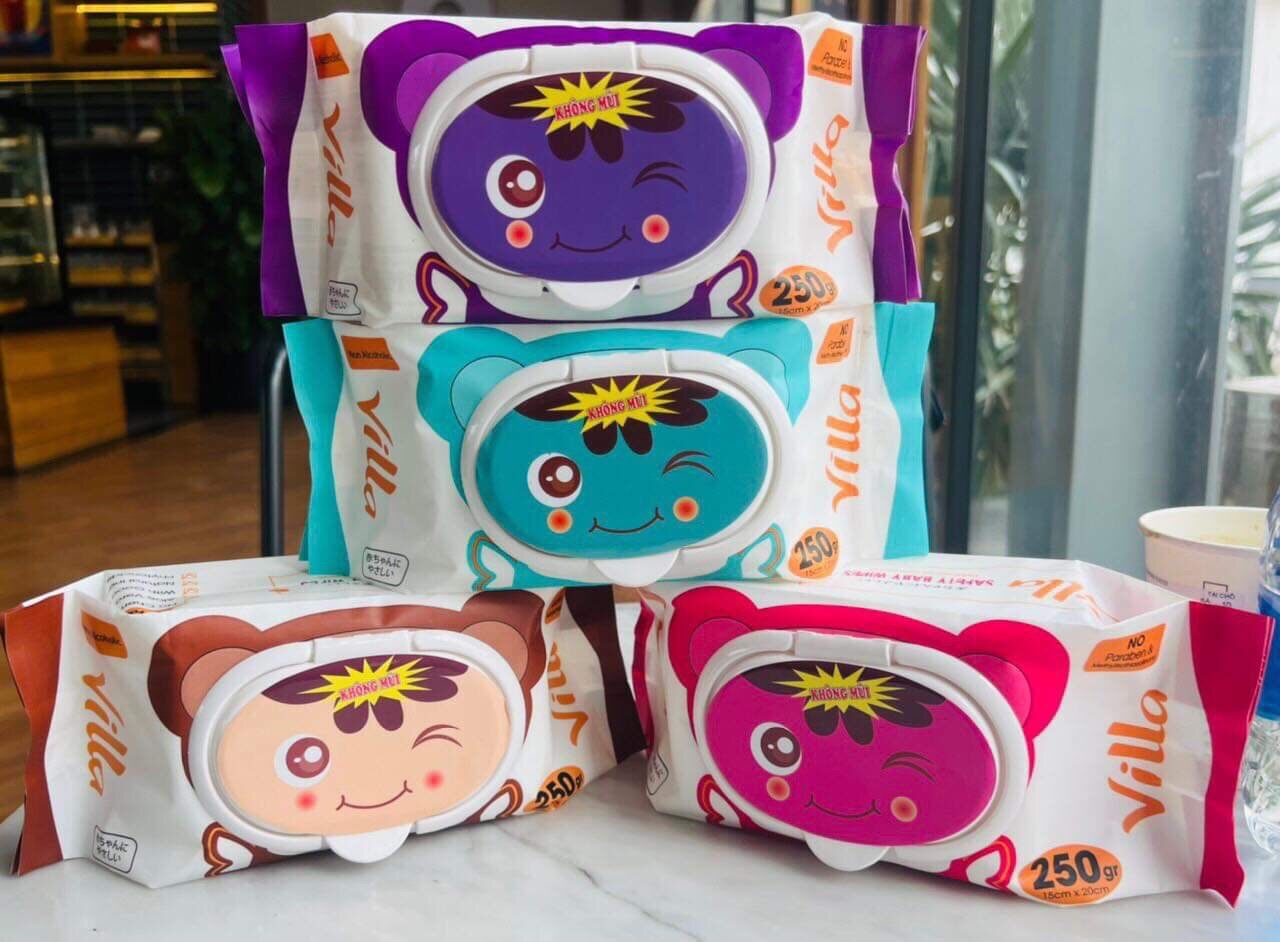 Giấy ướt Gấu -1thùng - 30bịch -bich 250g - màu giao ngẫu nhiên