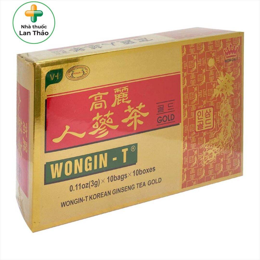 TRÀ SÂM HÀN QUỐC WONGIN T GINGSEN TEA HỘP 100 GÓI