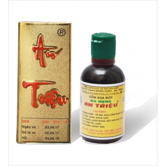 Cồn xoa bóp An Triệu