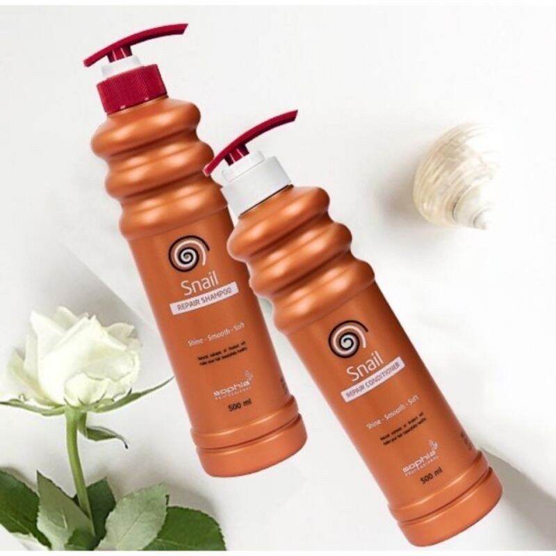 Dầu gội xả snail phục hồi tóc sophia