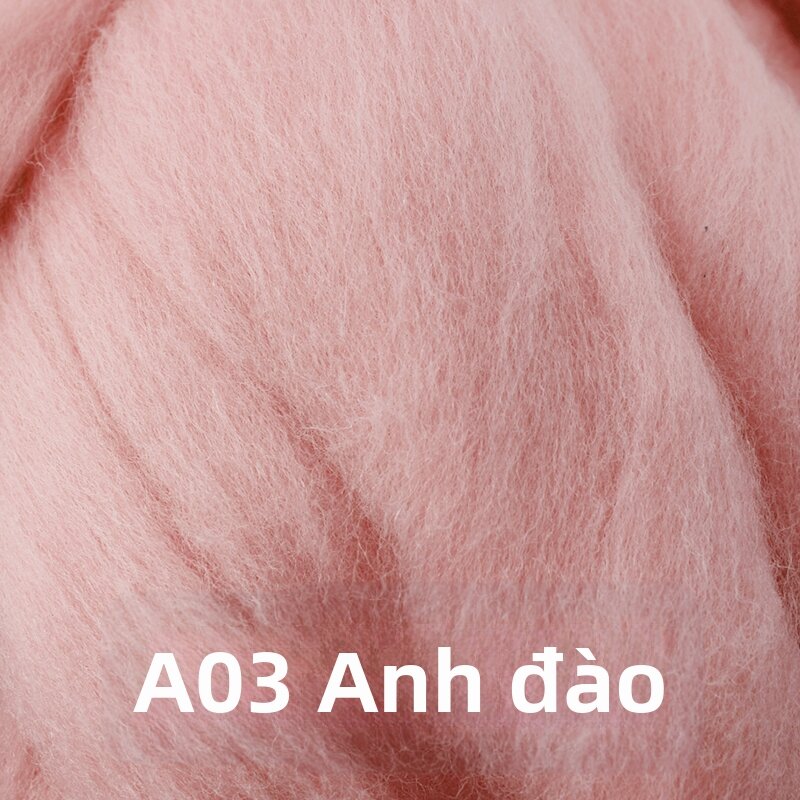 Pure Wool Felt DIY Handmade Long Fiber 70 Strips Woolen Material for Doll Making Home Fabric Sewing Crafts from China