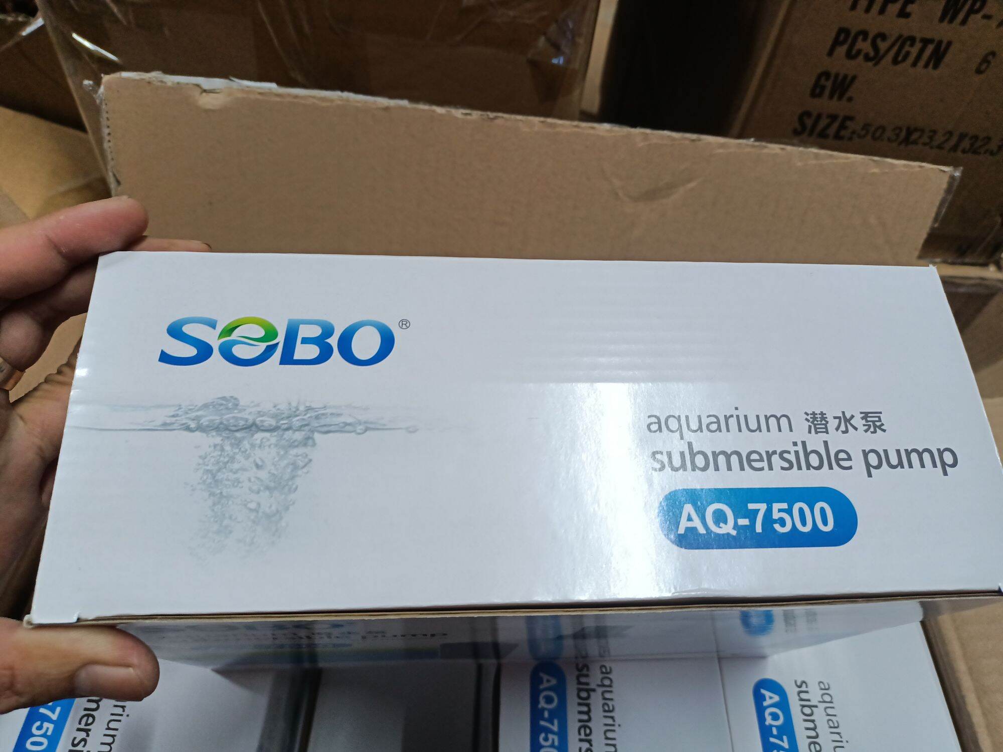 MÁY BƠM CHÌM , MÁY BƠM HỒ CÁ SOBO AQ 7500 ( 5000L/H 100w )