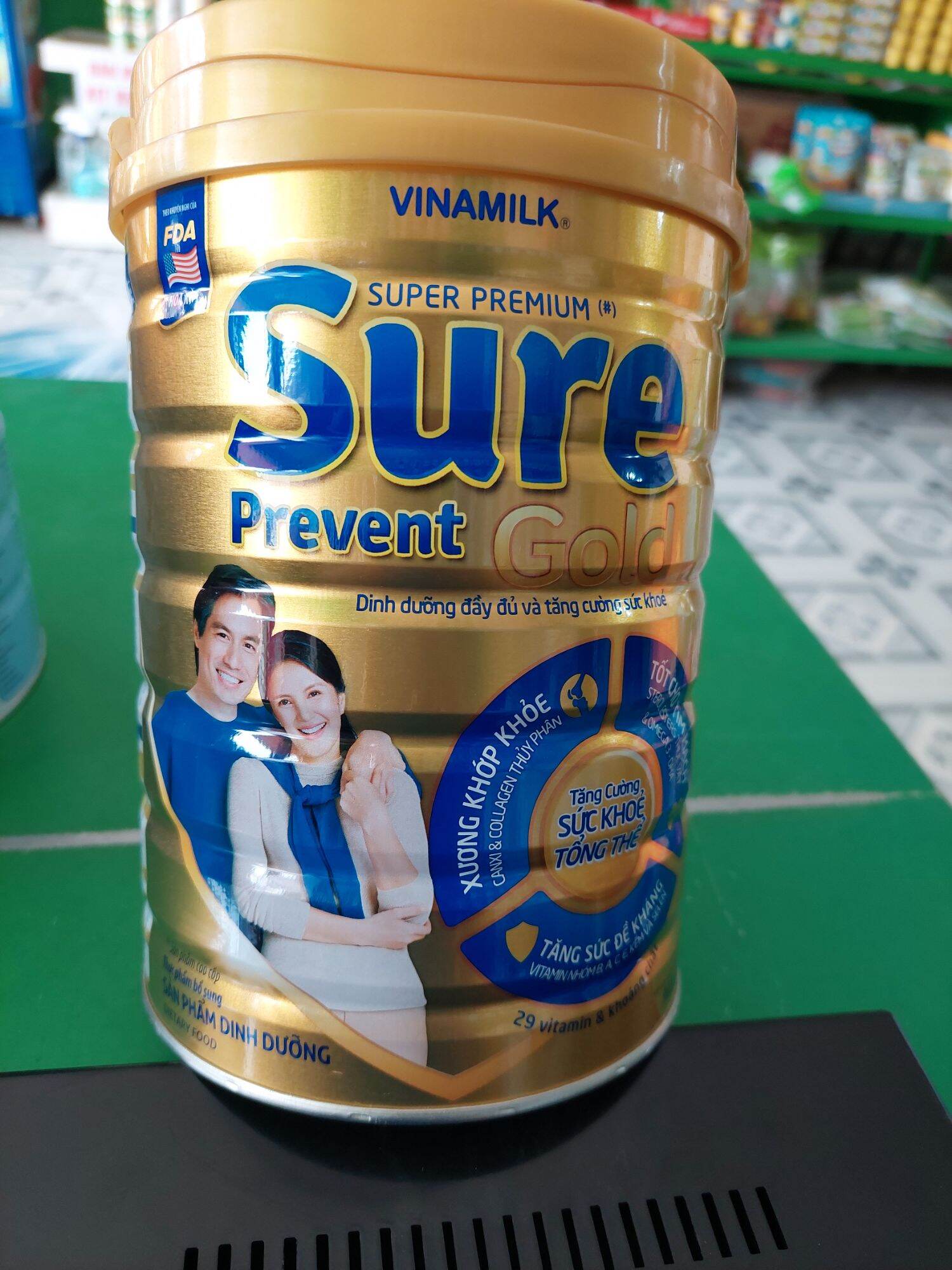 Sữa bột sure prevent gold 900g