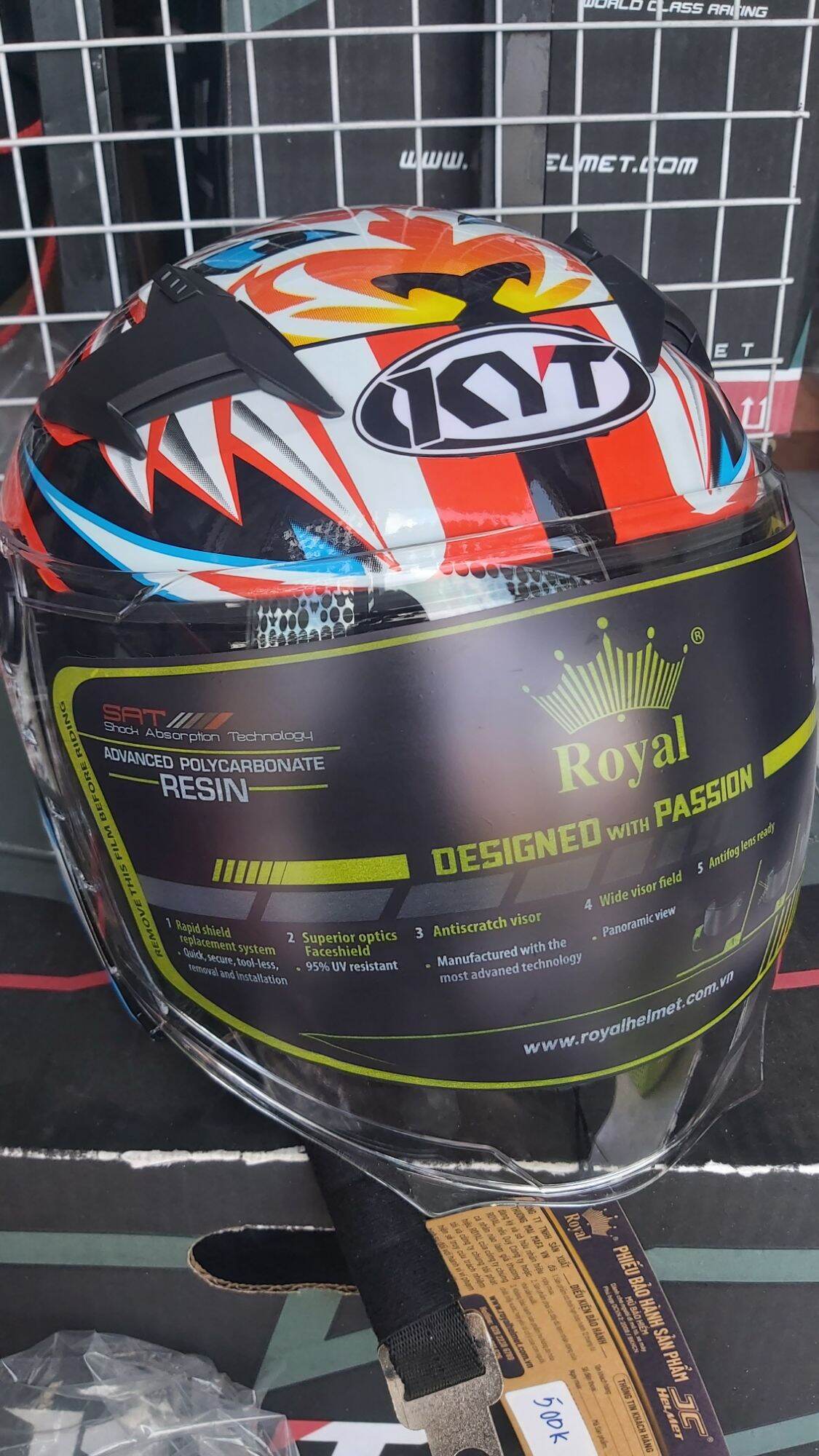 Combo 2 Tem Decal KYT Dán Nón Dán Xe Giá Rẻ