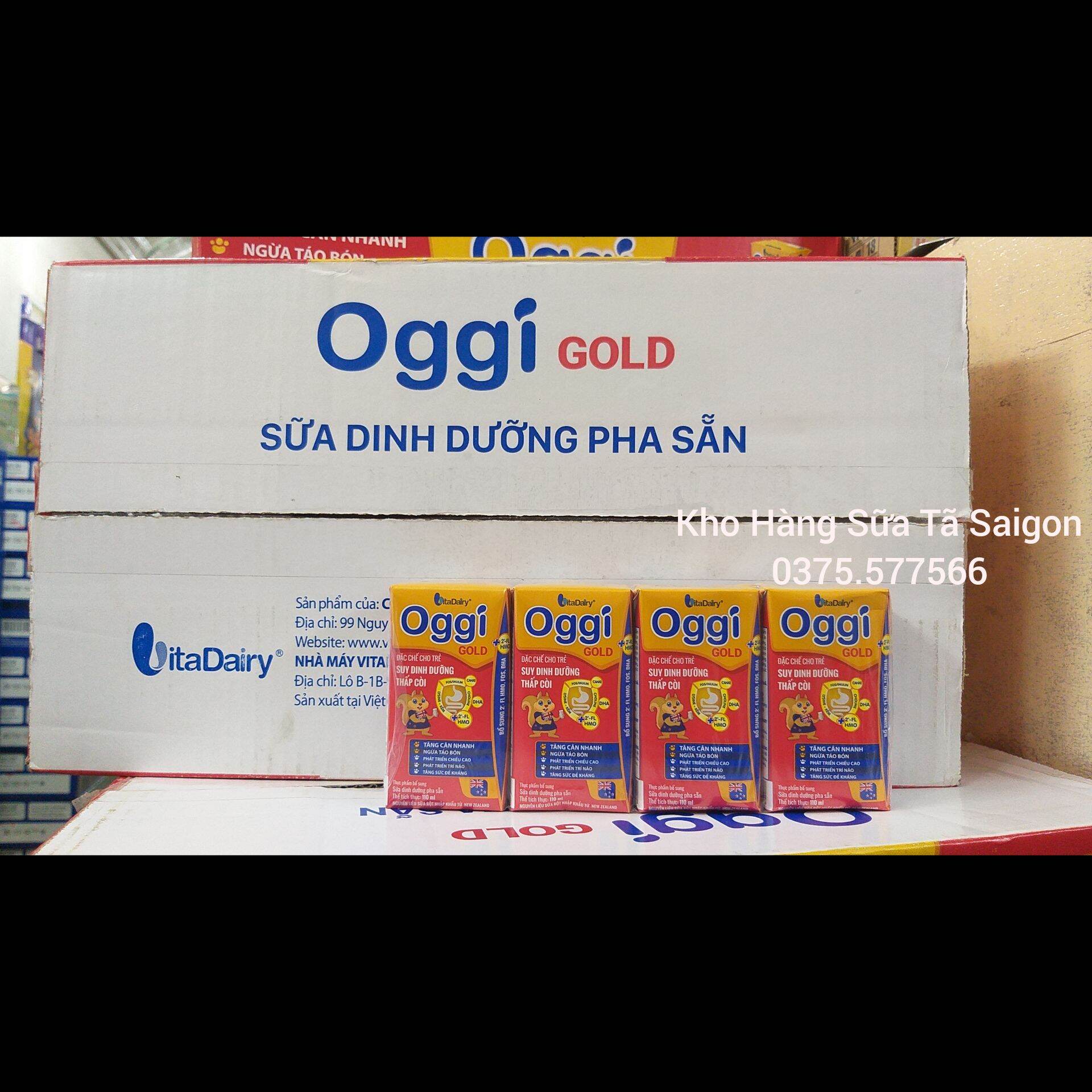 Sữa Oggi nước thùng 48 hộp x 110ml