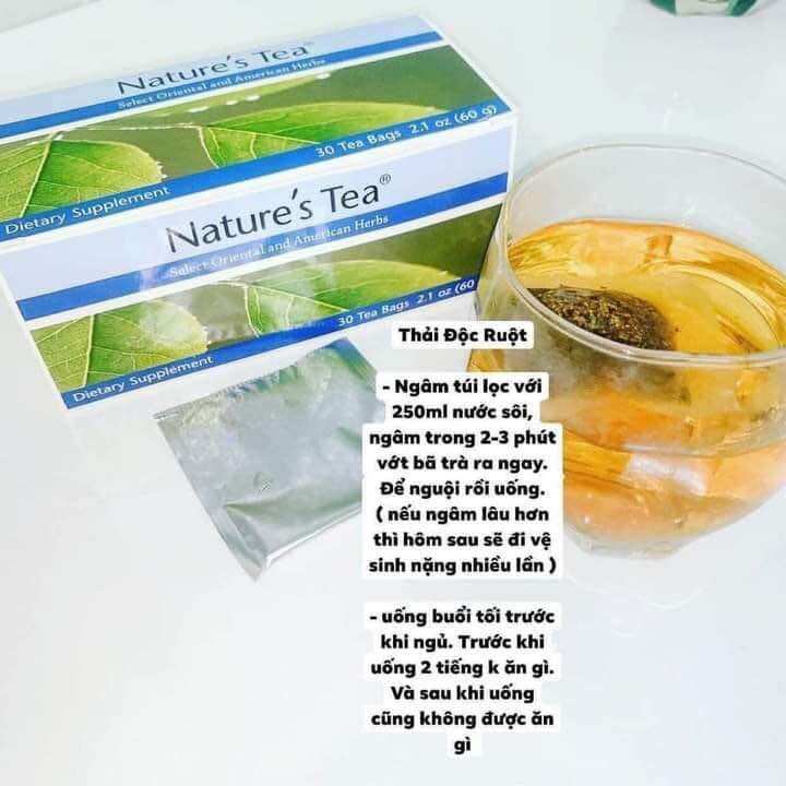 TRÀ NATURE'S TEA UNI GIÚP THẢI ĐỘC, GIẢM TÁO BÓN