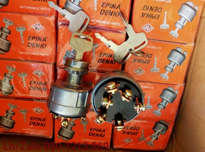 Ổ khoá đề 6chân, ổ khoá đề 6cực,ổ khoá đề Epina denki made in Thailand, ổ khoá đề ô tô,ổ khoá đề có xông béc, ổ khoá đề máy gặt kubota yanmar,ổ khoá đề máy cày,ổ khoá đề máy phát điện 6 chân thái lan
