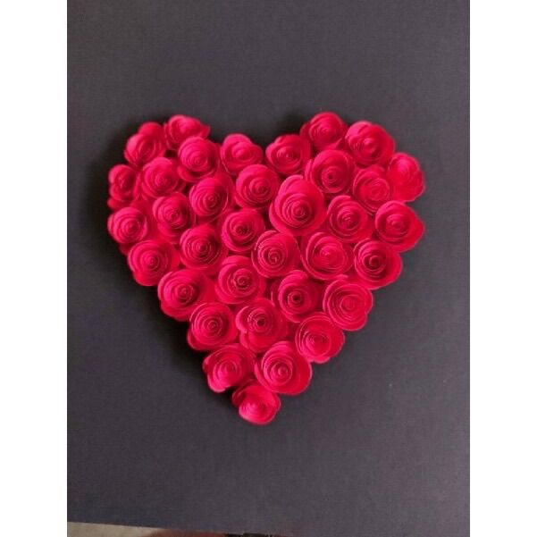Thiệp Valentine 3D hoa hồng