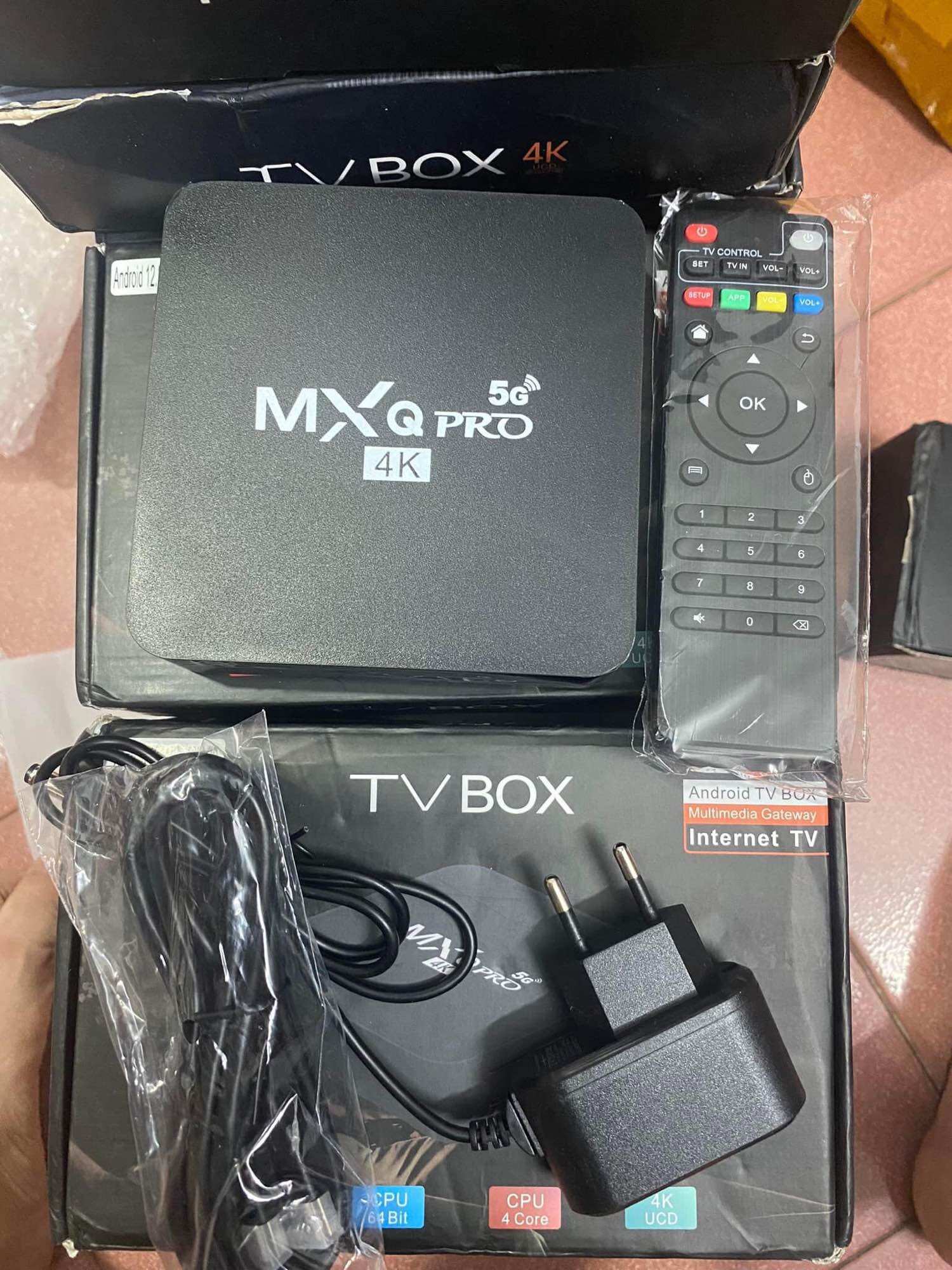 Android tivi box Rockchip MXQ cài đặt sẵn app xem tivi YouTube