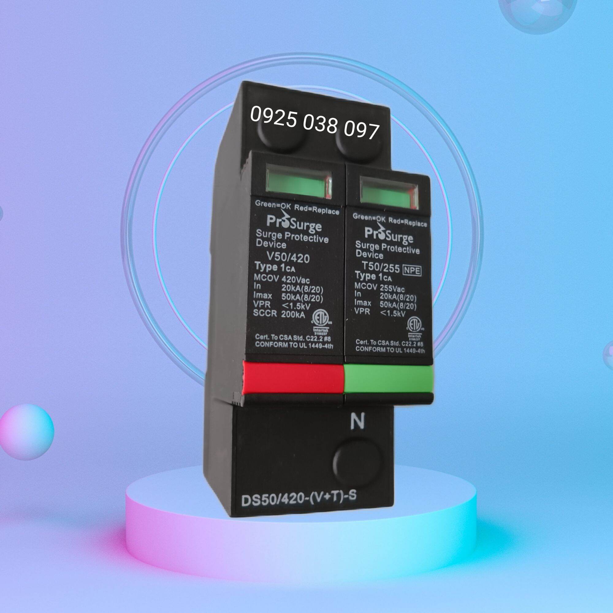 Cắt lọc sét 1 pha 220V Prosurge Mỹ