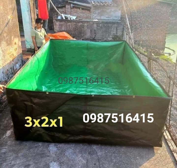 Bể bạt nuôi ốc lươn ếch cá