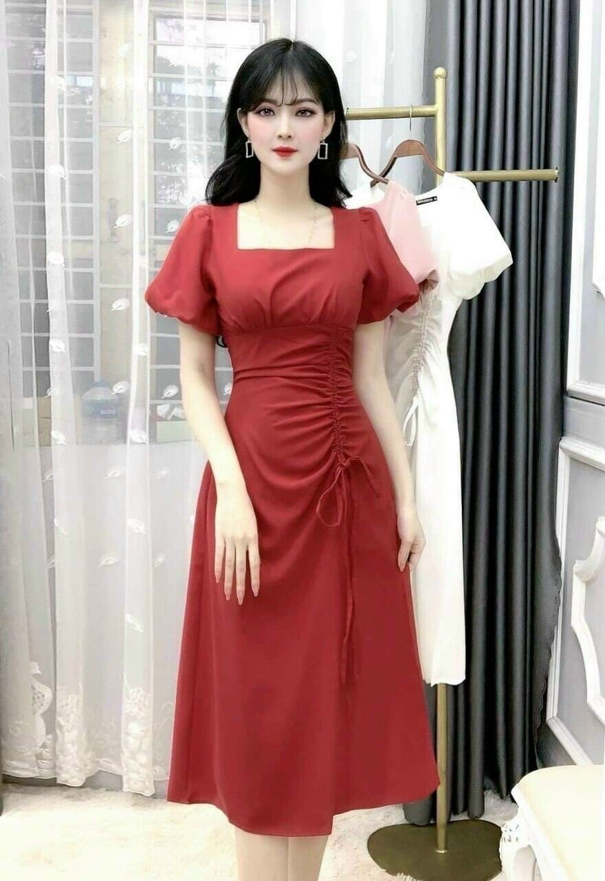 ĐẦM THIẾT KẾ CAO CẤP VẢI DÀY MỊN CÓ LÓT kiểu dáng ôm body thích hợp mặc đi tiệc đi chơi dáng xoè tôn dáng người mặc cực sang nhiều mau size từ 40-70kg