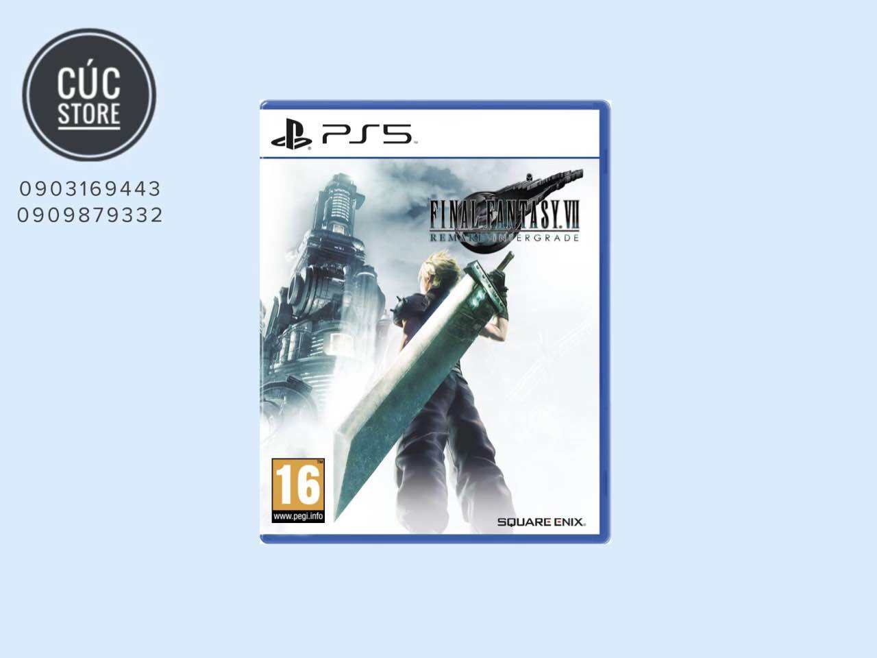 Đĩa chơi game PS4/PS5 : Final Fantasy 7 Remake