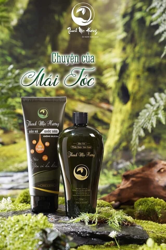 Dầu gội thảo dược dân gian - hết rụng tóc - kích thích mọc tóc - tóc dày, đen chắc khỏe