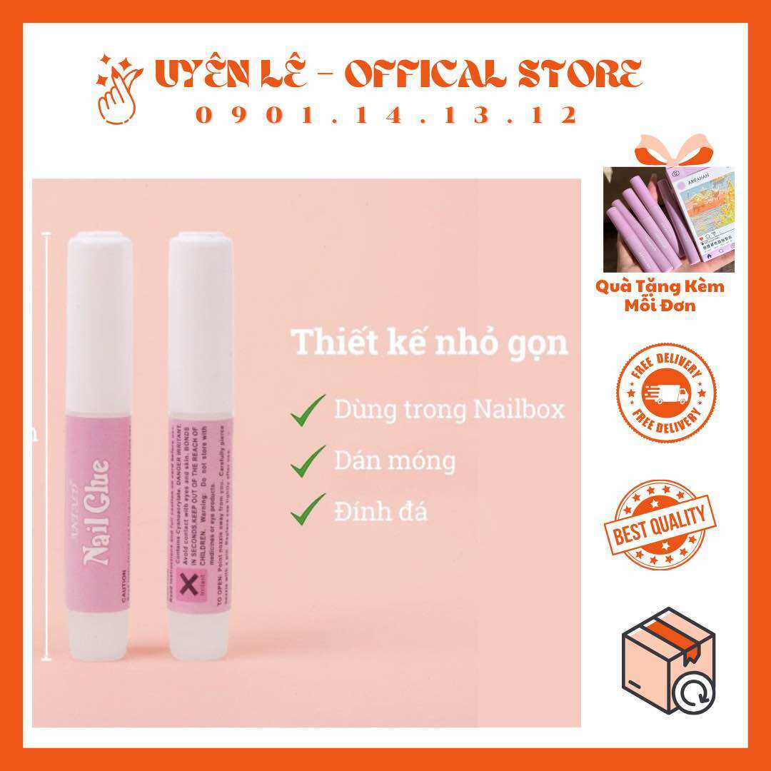 SET 10 CHAI KEO DÁN MÓNG GIẢ NAIL GLUE